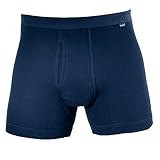 Kapart Dunkelblaue Feinripp Maxipant/Hose bis Übergröße 20, Größe:12