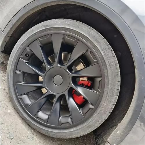Cache-moyeux Tesla Model Y 20 pouces lot de 4 accessoires clipsables