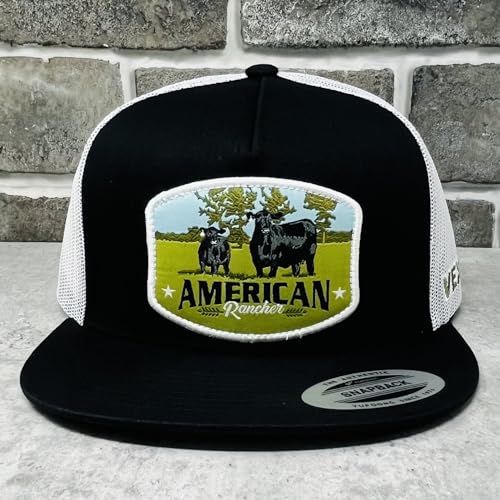Image of Vexil American Rancher Adjustable Snapback Western Lifestyle Rodeo Southwest Inspired Meshback Hat
