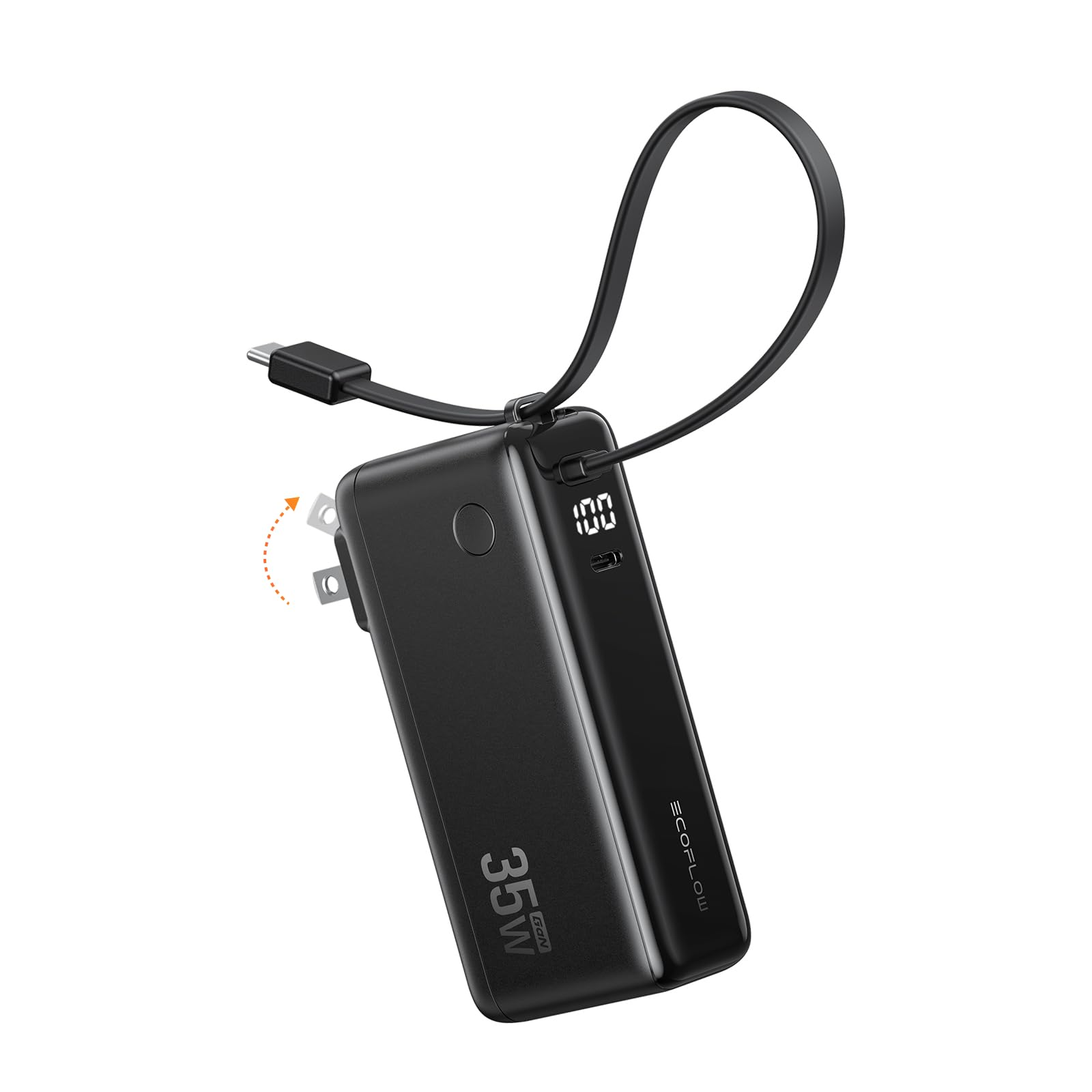 Amazon | EcoFlow RAPID モバイルバッテリー 10000mAh 35W【最大35W