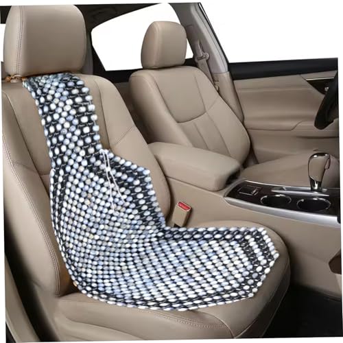 Funda de asiento de coche con masajeador de bolas de madera contra el calor 4