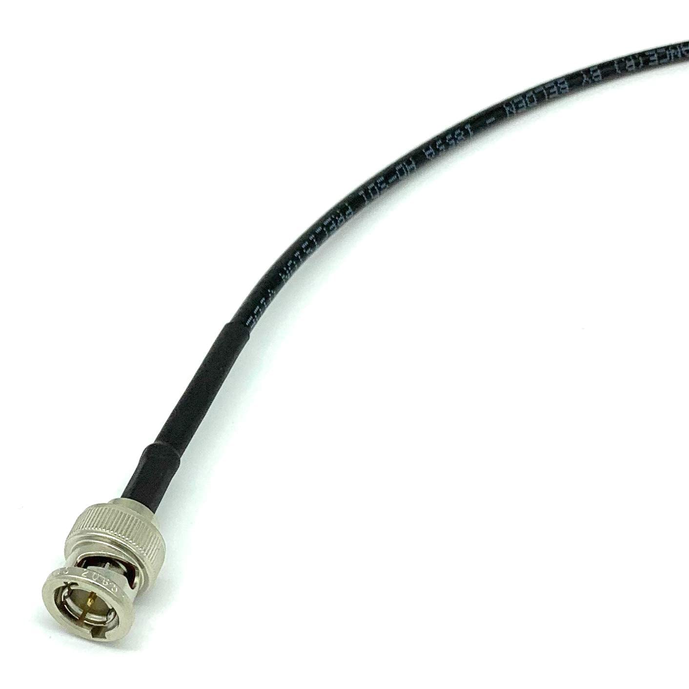 AVCables 3G/6G HD SDI Mini RG59 BNC Cable Belden 1855a (3ft, Black