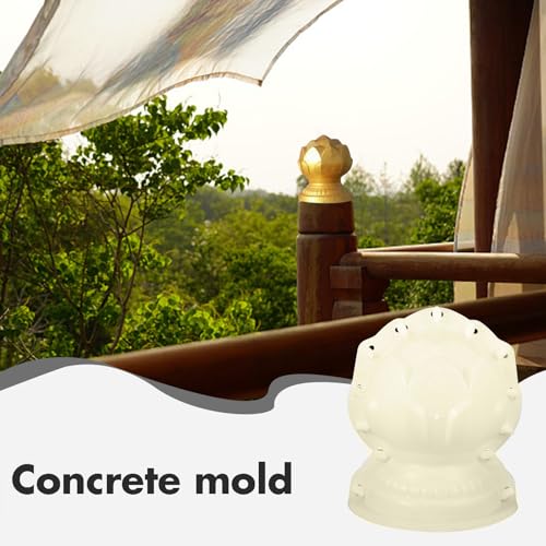 Moule balustrade facile à utiliser en plastique fleur - 5