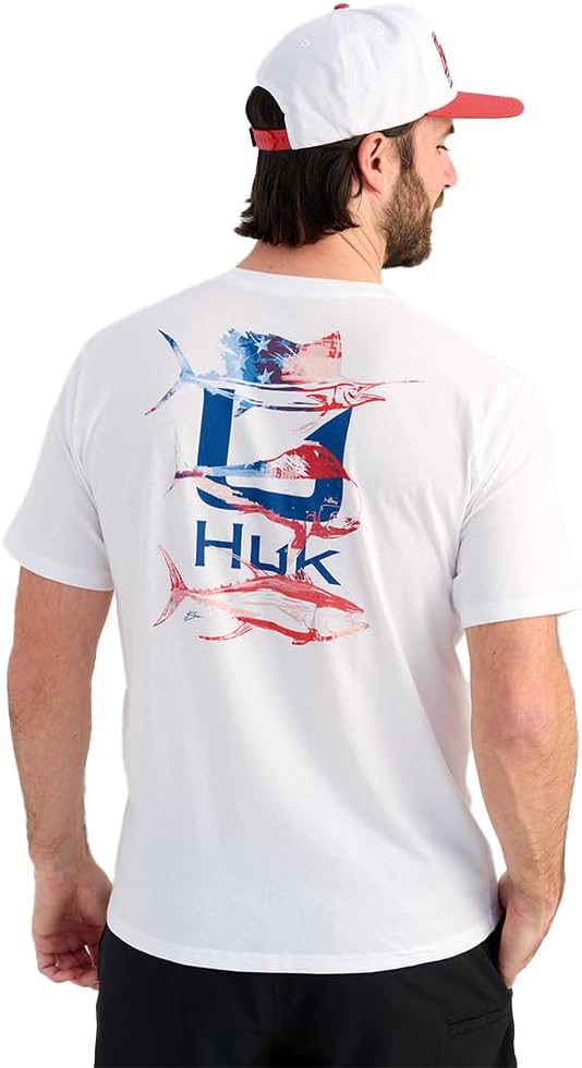 HUK Men's Kc Scott Short Sleeve Performance Tee, Fishing T-Shirt for Men
