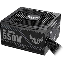 ASUS TUF Gaming 550W ATX12V 80 Plus Bronze Certified Non-Modular Power Supply TUF-GAMING-550B