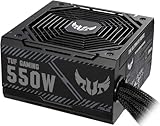 ASUS TUF Gaming 550W ATX12V 80 Plus Bronze Certified Non-Modular Power Supply – TUF-GAMING-550B