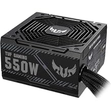 ASUS TUF Gaming 550W ATX12V 80 Plus Bronze Certified Non-Modular Power Supply TUF-GAMING-550B
