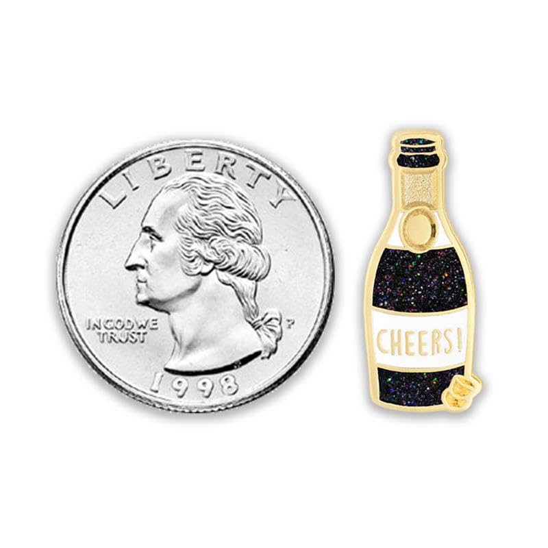Image of PinMart's Champagne Bottle Pin