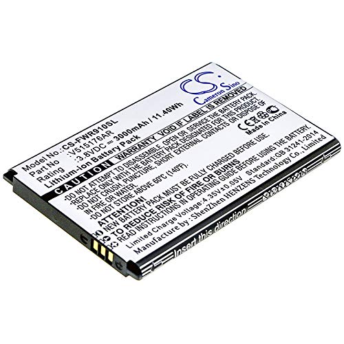 SHINEAR 3000mAh Battery Replacement for Franklin Wireless R910 V515176AR (3.8V)