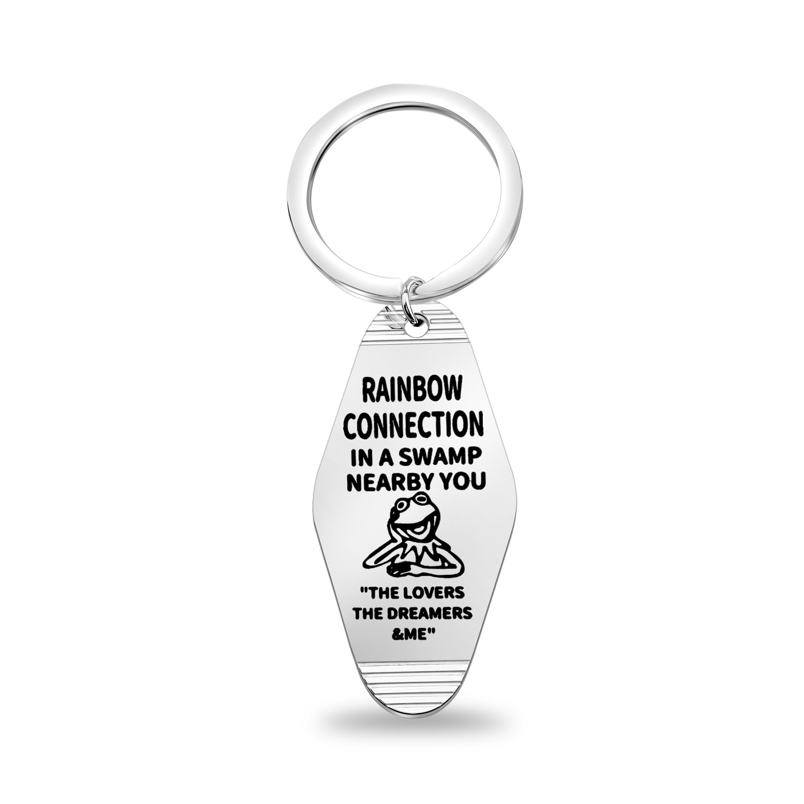 FAADBUK Cartoon Movie Inspired Keychain Kermit Clein Lover Gift Kermit The Frog Merch