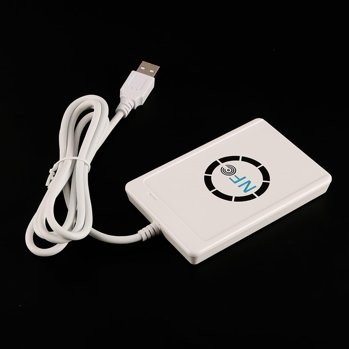 Lecteur RFID NFC ACR122U Lecteur de Cartes RFID ISO 14443A/B Lecteur de Cartes à Puce sans Contact avec câble USB