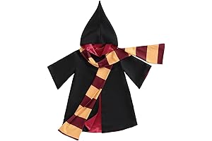 Twopumpkin Toddler Kids Baby Boy Girl Wizard Costume Halloween Long Sleeve Hooded...