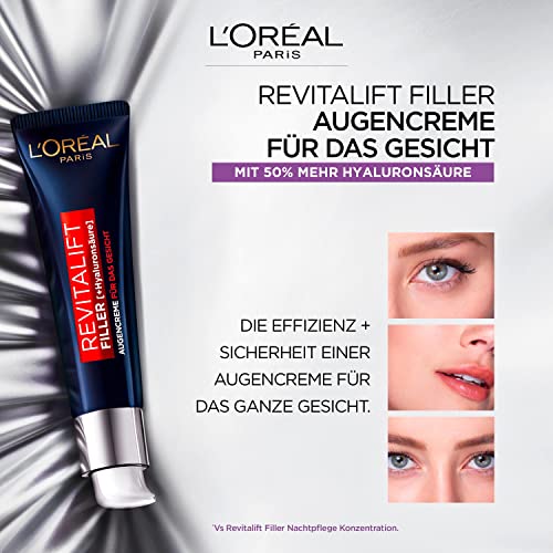 Antifaltencreme L’Oréal Paris Hyaluron Augenpflege für die Gesichtshaut