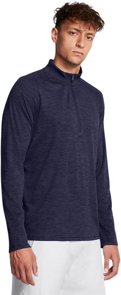Under Armour Mens Tech Textured Half Zip Long Sleeve