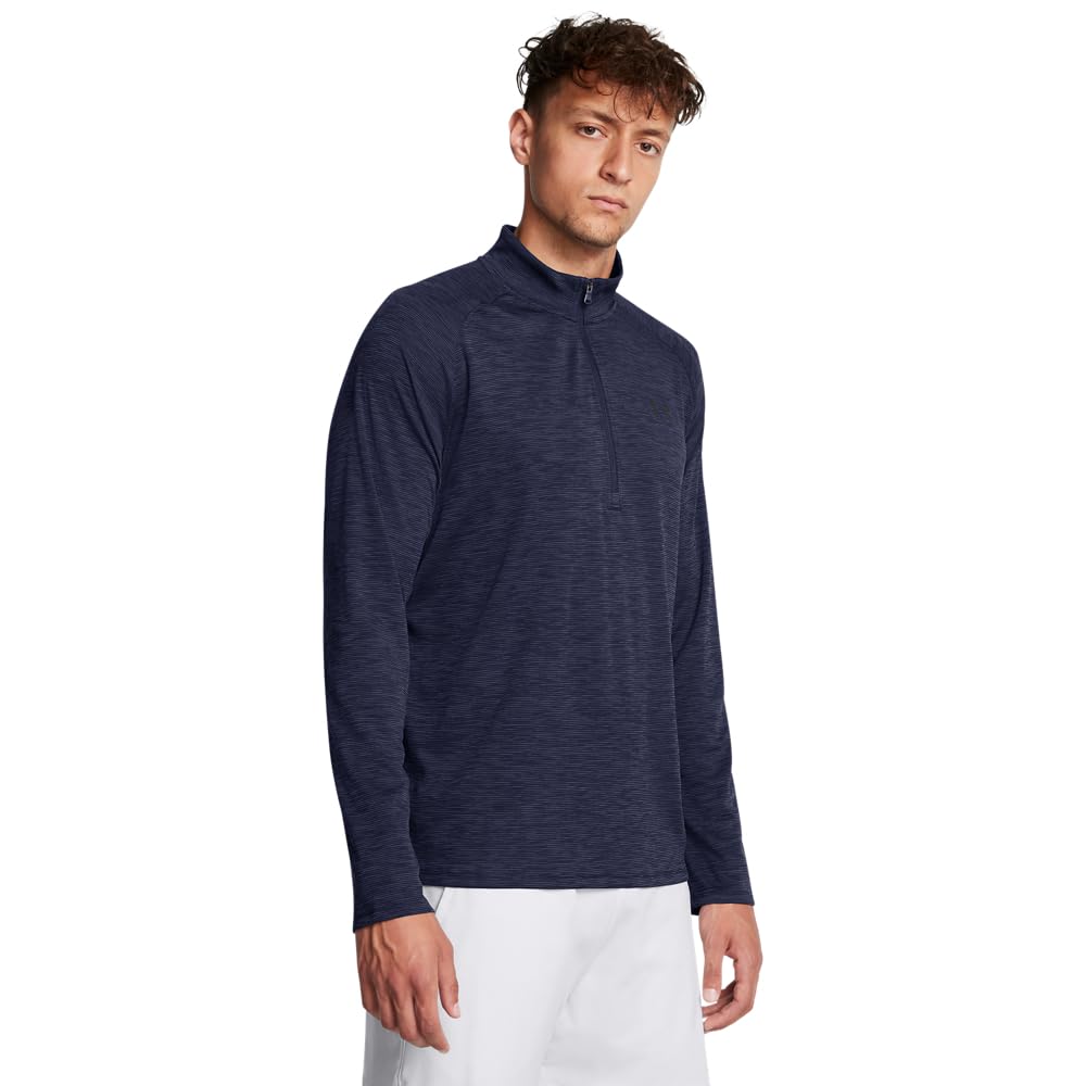 Under Armour Mens Tech Half Zip Top Midnight Navy XL