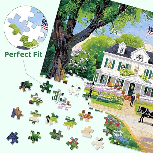 Puzzles para adultos 500 piezas, rompecabezas de 500 piezas, rompecabezas de verano para adultos, juego desafiante, regalo para fiesta de cumpleaños miniatura 6