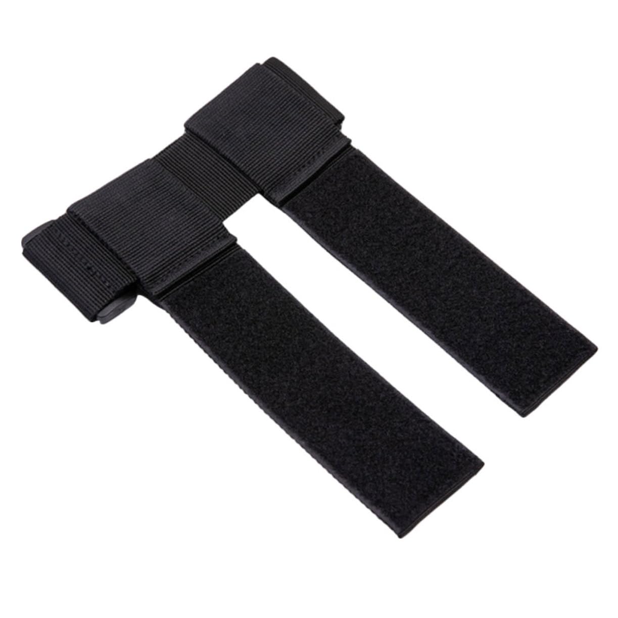 Yardwe 4 Stück Hantelgurte Befestigen Fuß Fallen Band Fesselriemen Dip-gürtel Fitness-hantel Plantar Pilates Gewichthebergurte Fitnessstudio Verstellbare Hanteln Drücken Kabel Black Nylon