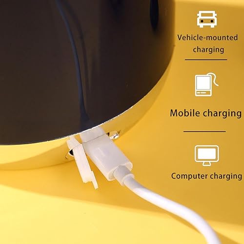 Miniatura 6 de Exprimidor eléctrico de cítricos, máquina exprimidora recargable multifuncional con cable USB, 3 niveles ajustables, exprimidor automático de pomelo