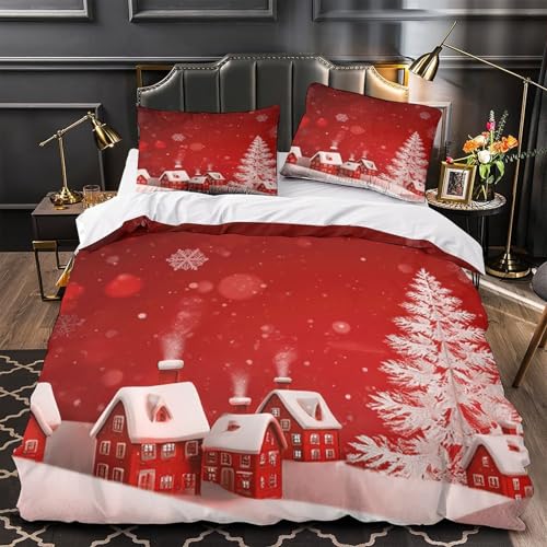 Sapins de Noël housse de couette léger pour parure de lit enfants - 2