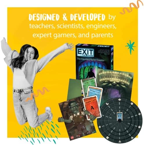 EXIT: The Haunted Roller Coaster – Card Games Adults and Kids - 1–4 Players – 1-2 Hours of Gameplay – Games for Family Game Night – Card Games for Kids and Adults Ages 10+ - English Version 6 51mSZuUtLZL. AC