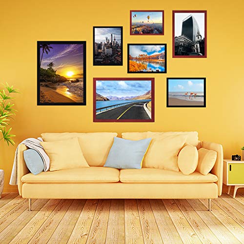 10X14 Inch Wood Picture Frames For Wall Hanging,Diamond Painting Frames Rectangle Baby Scan Picture Frame For Family Walls Decoration,Anniversary,Wedding,Christmas,Halloween,Shower,Certificate (Red) #TOP7