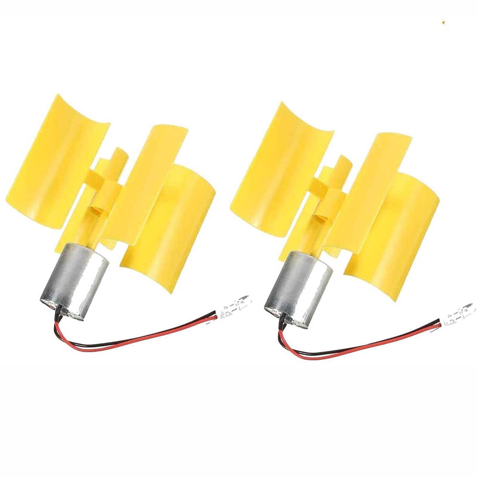 RUXMY2PC MICRO Vertical Wind turbines DIY Small Motor Mini Wind Turbine Kit DC 0.1V
