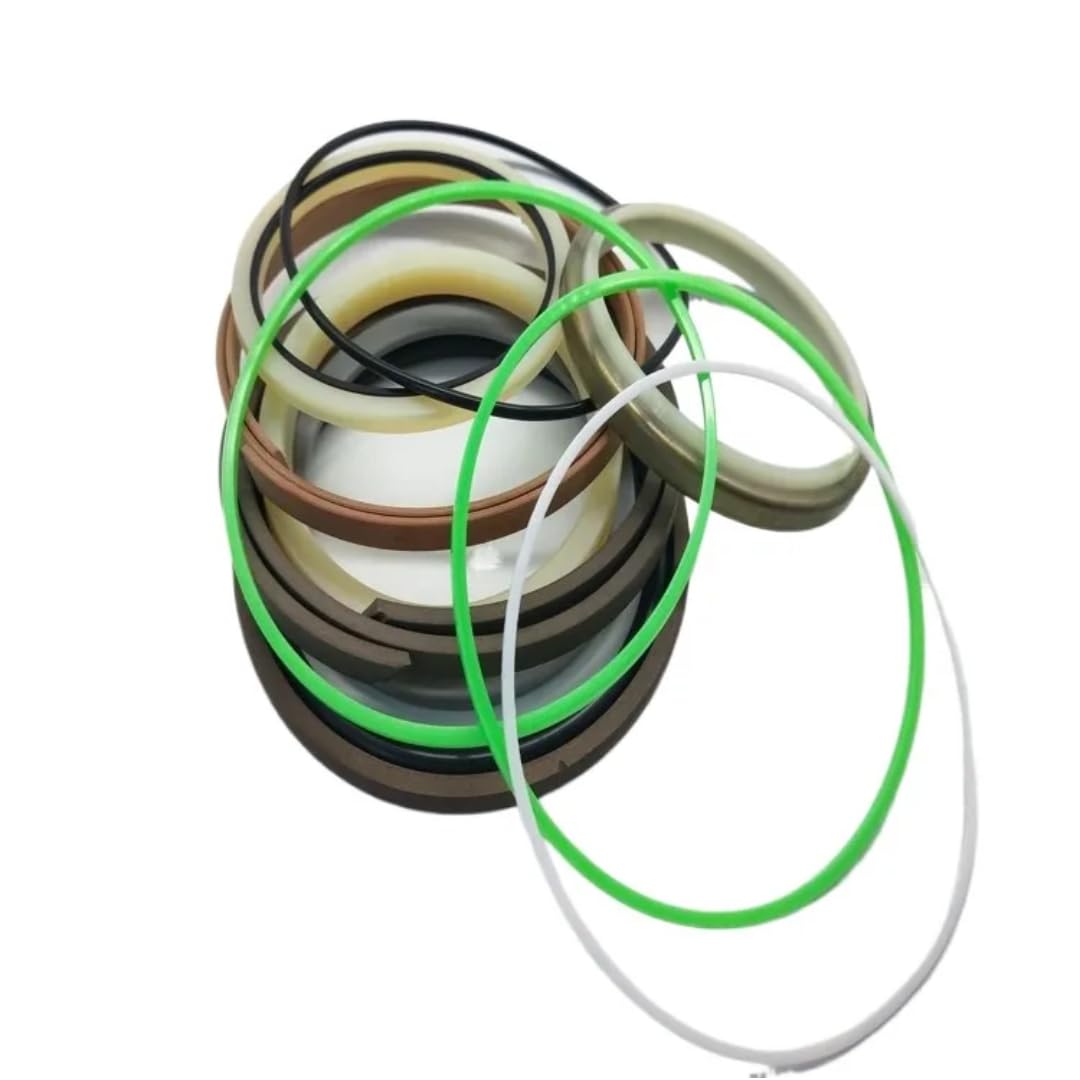 Hydraulic Cylinder Oil Seal O-Ring Kit, Compatible with Case 9040b Boom Cylinder Seal Kit, 163672a1, Excavator Replacement Part (A1)