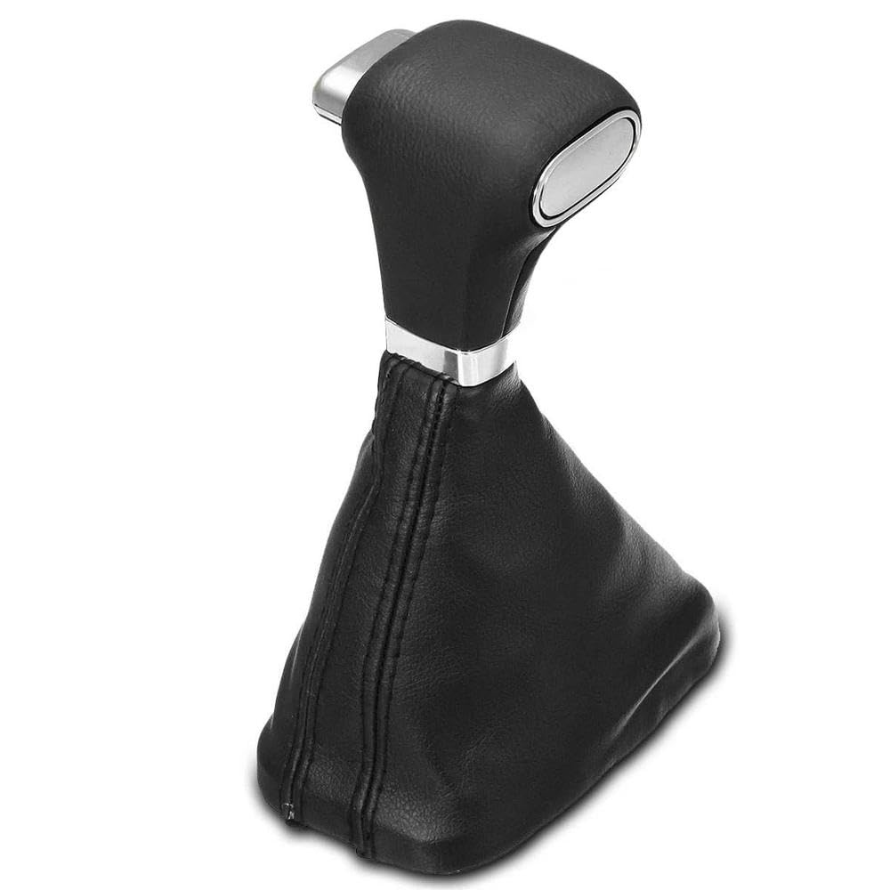 SXQPOCAR AT Gear Shift Knob Gaitor Shifter Lever Gear Stick Knob Cover for Skoda for Tiguan for Touran for Bora for Passat Shift Lever Head