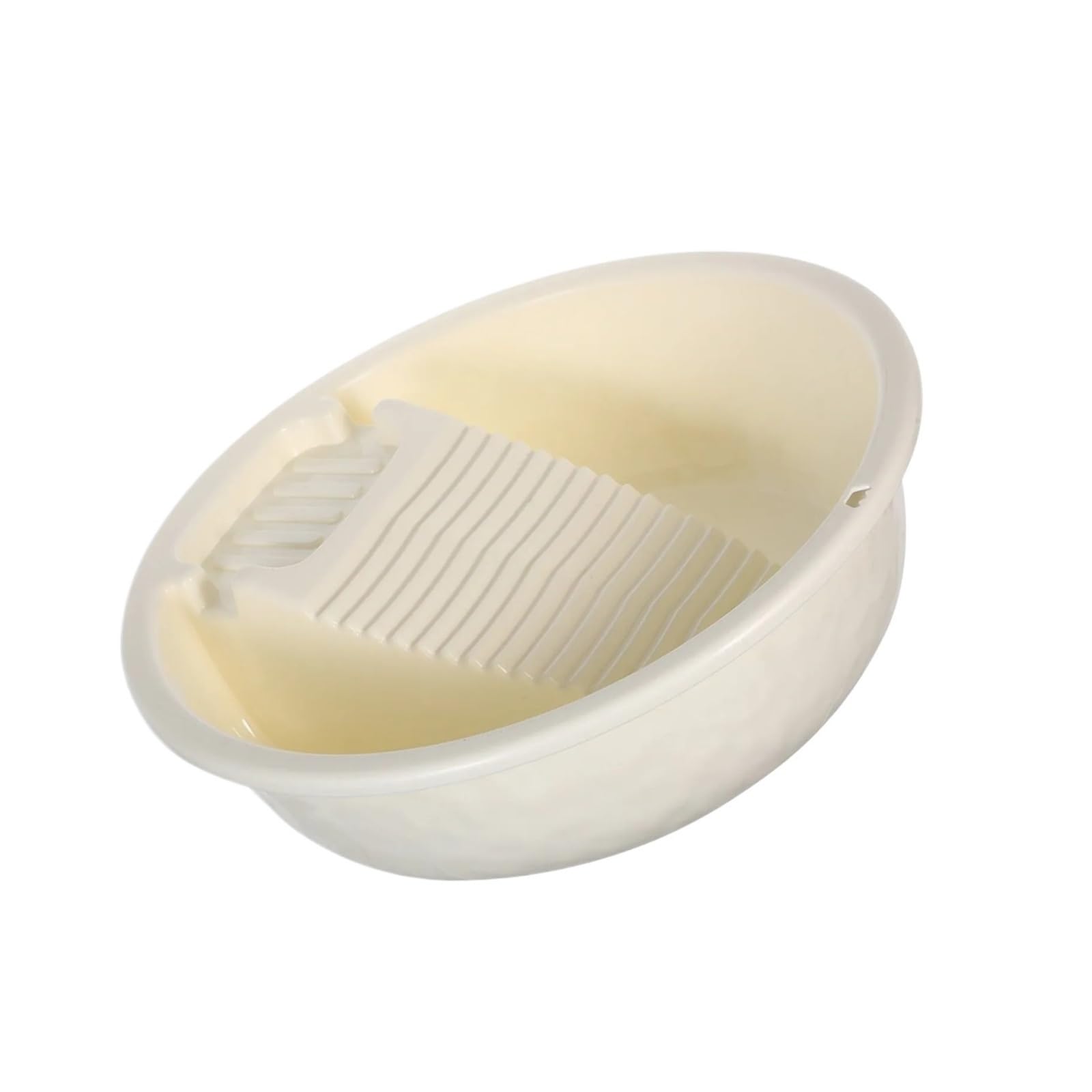 Antislip Washboard Basin Plastic Laundry Washboard Basin Thickened Wash Tub 13.48 X 3.93 in Portable Household Hand Washbasin
