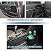 AMEIQ Car Garbage Can, Automotive Plastic Trash Bag Bin, Truck Auto Back Seat Organizer, Waste Rubbish Litter Container Basket for Vehicle Office Study Room (Upgraded Adhesive)