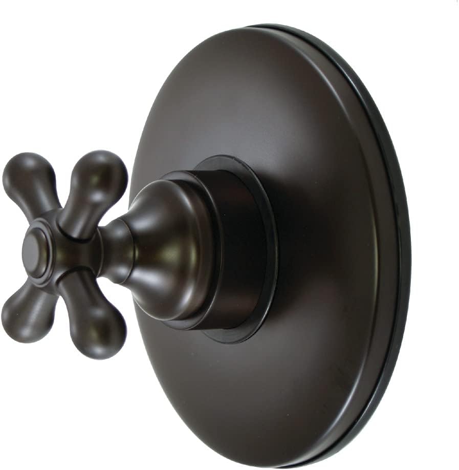 Kingston Brass KB3005AX Vintage Volume Control with AX Handle, 5-1/2", Brass/Antique Brass , Oil-Rubbed Bronze