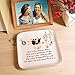 PUDDING CABIN 3 Best Friend Birthday Gift for Women, Ring Dish - If You're Alone, I'll be Your Shadow. If You Want to Cry, I'll be Your Shoulder... Trinket Dish Gift for Female Friends Bestie Gifts