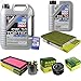 Produktbild Filter Set Inspektionspaket 6 Liter Liqui Moly Motoröl Top Tec 4600 5W-30 MANN-FILTER Innenraumfilter Kraftstofffilter Luftfilter Ölfilter