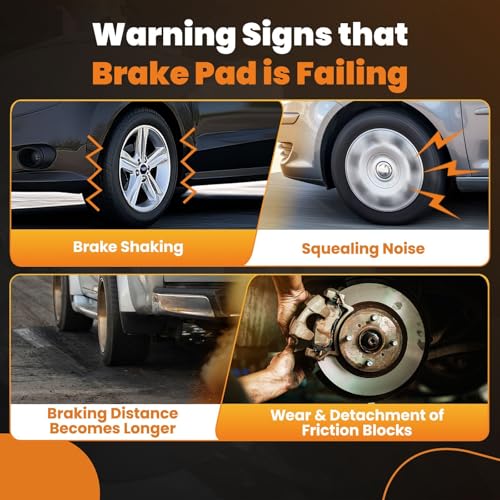 maXpeedingrods Front Ceramic Brake Pads D1592 for Nissan Versa 1.6L 2012 by maXpeedingrods - Used condition - Image 8