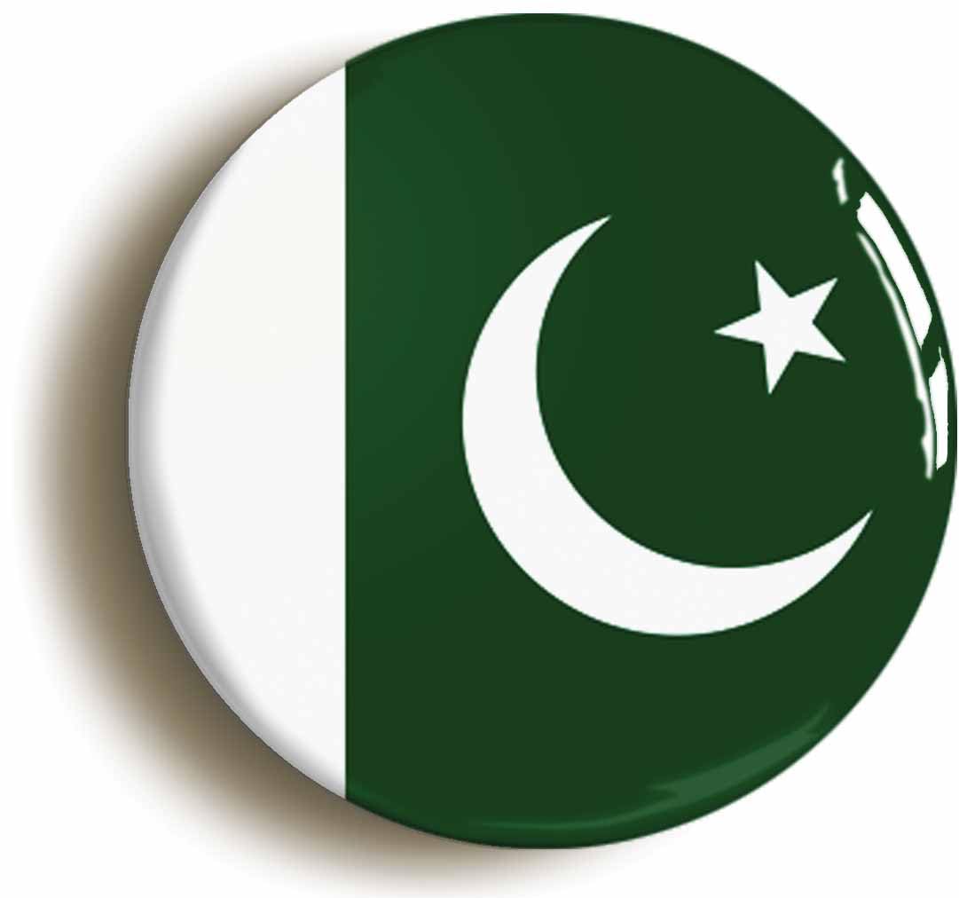 Ozorath Pakistan National Flag Circular Fridge Magnet (2inch / 50mm Diameter)