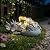 Garden Dragon Statue Outdoor Decor, Coiled Sleeping Dragon Figurine with Solar Light Succulent, Waterproof Resin Garden Sculpture for Outside Lawn Patio Yard Ornament