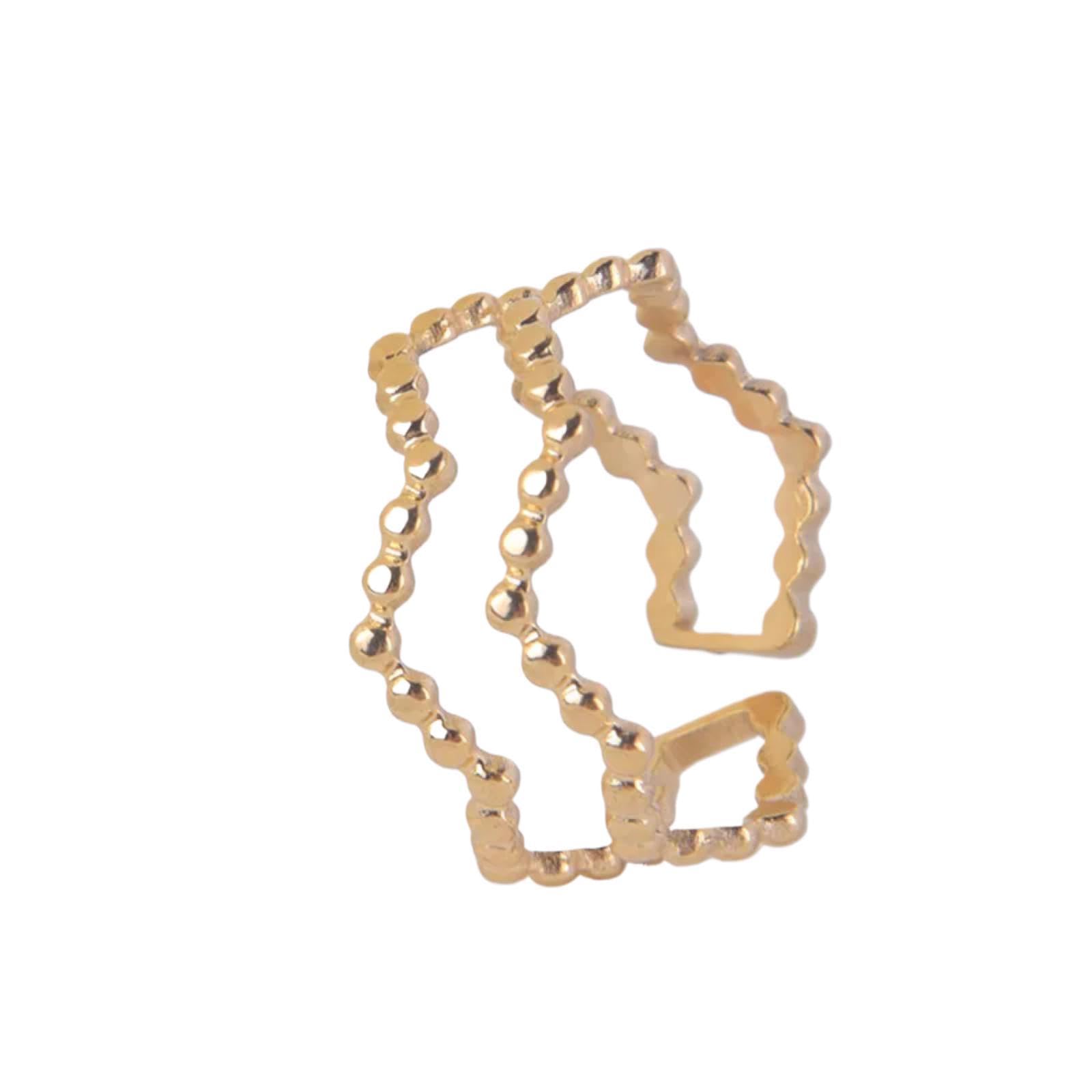 Bijoux d'exception avec cette bague texturée pour elle et lui - 5