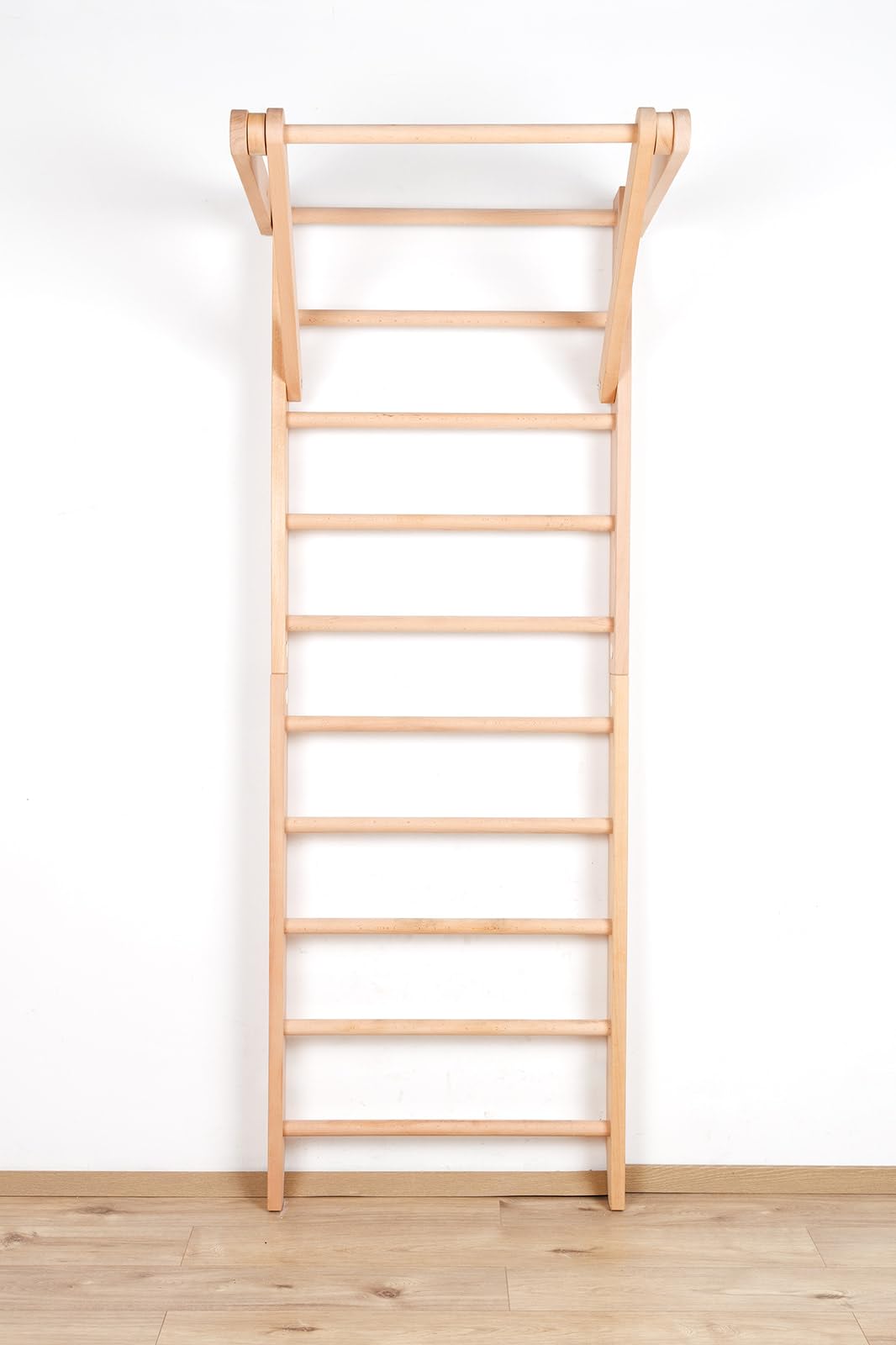 Ściana gimnastyczna drewniana "Sport-1-240" – Drabinka Gimnastyczna dla Dzieci i Dorosłych, Wall Bar do Home Gym, Kids Room, Fitness, Ćwiczenia i Zabawa, Swedish Ladder, Wooden wall bar