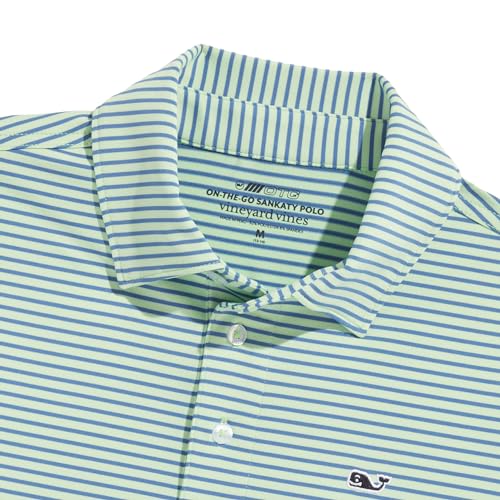 Image of Vineyard Vines Kids Bradley Stripe Sankaty Polo (Toddler /Little Kids /Big Kids)