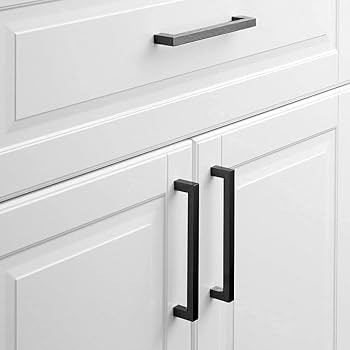 MEEQIAO 10 Pièces Poignee De Meuble Cuisine Noir 320 Mm, Acier