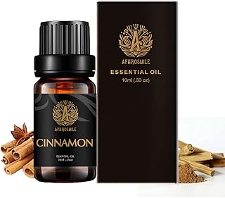 Aromatherapy Essential Oils, Cinnamon Aromatherapy Essential Oils (0.33 oz - 10ml), 100% Pure Essential Oils Cinnamon Scent for Diffuser, Humidifier, Massage, Aromatherapy, Skin & Hair Care