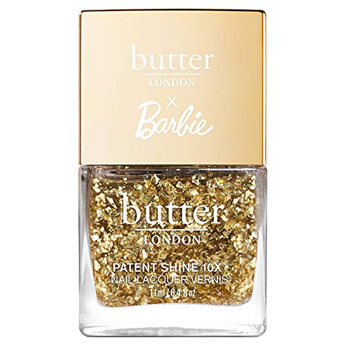 butter LONDON butter LONDON x Barbie 24K Crushed Diamonds Patent Shine 10X Nail Lacquer, 0.4 fl. oz.