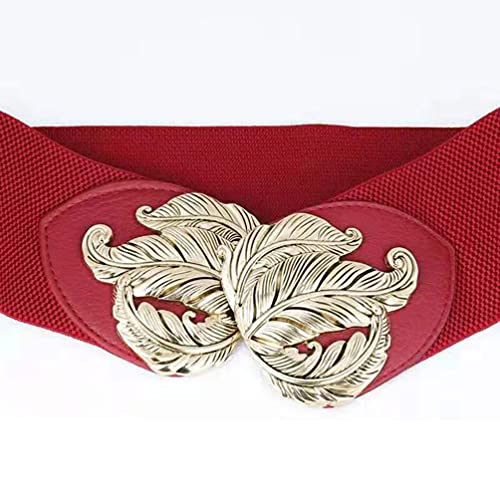 Elastic Vintage Belt Stretch Wide Belt Braided Belt Cinch Dress Waistband for Ladies4