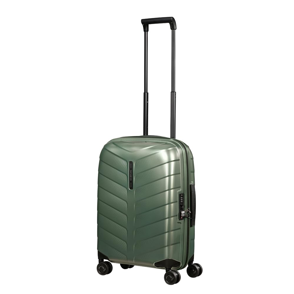Samsonite Attrix - Spinner S, rozszerzalny bagaz podreczny, 55 cm, 38/44 L, zielony (Basil Green)