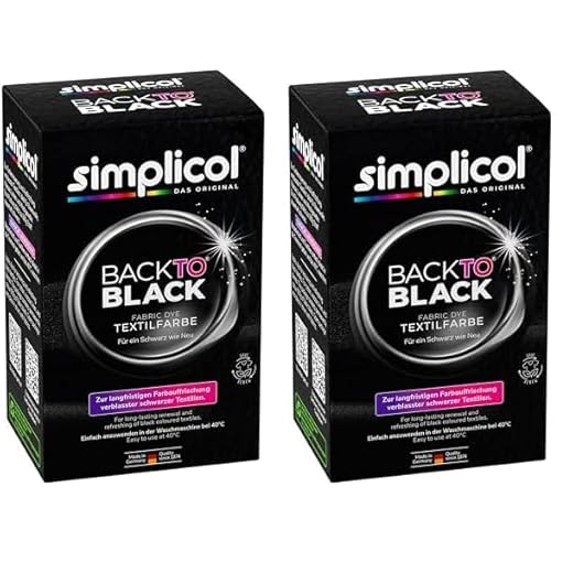 simplicol Textilfarbe expert + Farbfixierer Kombipack, Azur-Blau 1710: Farbe für Waschmaschine oder manuelles Färben 9 simplicol Farberneuerung Back-to-Black, Schwarz: Farbauffrischung und -Erneuerung in der Waschmaschine, Hautfreundlich, All-in-1 DIY Färbemischung mit Textilfarbe für Stoffe (Packung mit 2)