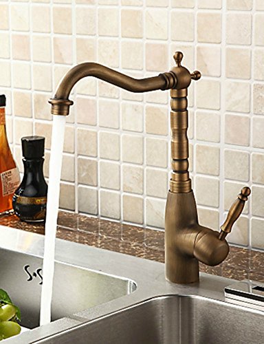 Antico stile europeo ottone rubinetto della cucina...