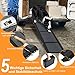 UISEBRT Klappbare Hunderampe für Autos & SUVs, Aluminium Hundetreppe 157x43cm, Tragbare Sicherheitstrampe mit Rutschfester Oberfläche, Hundeautorampe bis 110 kg