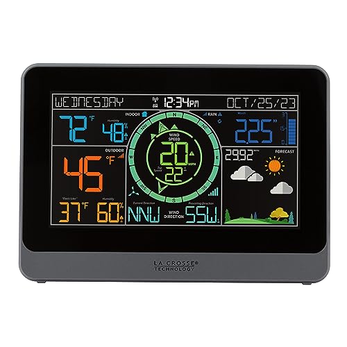 La Crosse Technology 328-1415 Wireless Professional Color Weather Station with Cyclone Sensor - Thumbnail 3