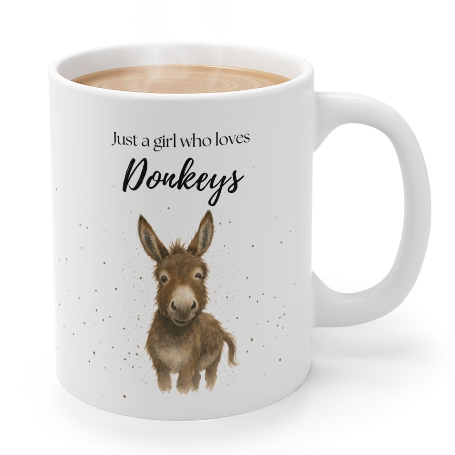 Donkey Gifts for Women | Cute Ceramic Coffee Mug for Her, 11oz | Donkey Mug Gift for Owners and Lovers