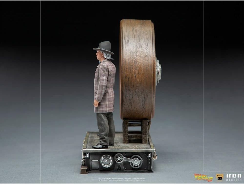 Iron Studios - Back to The Future - Art Scale 1/10 - Marty and Doc at The Clock Statue